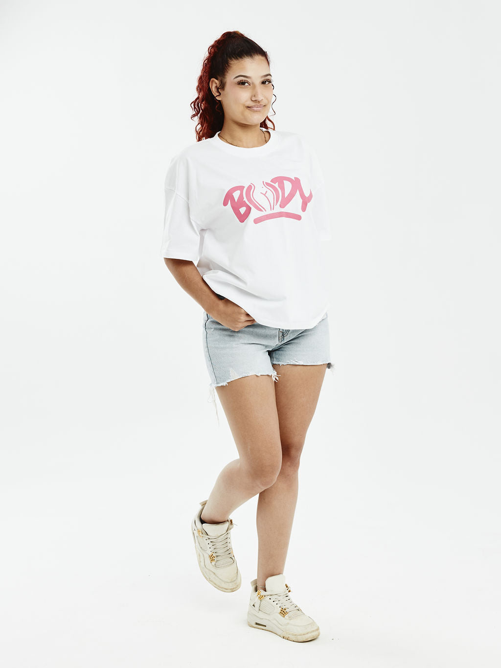 T-Shirt Oversize - BODY Rose