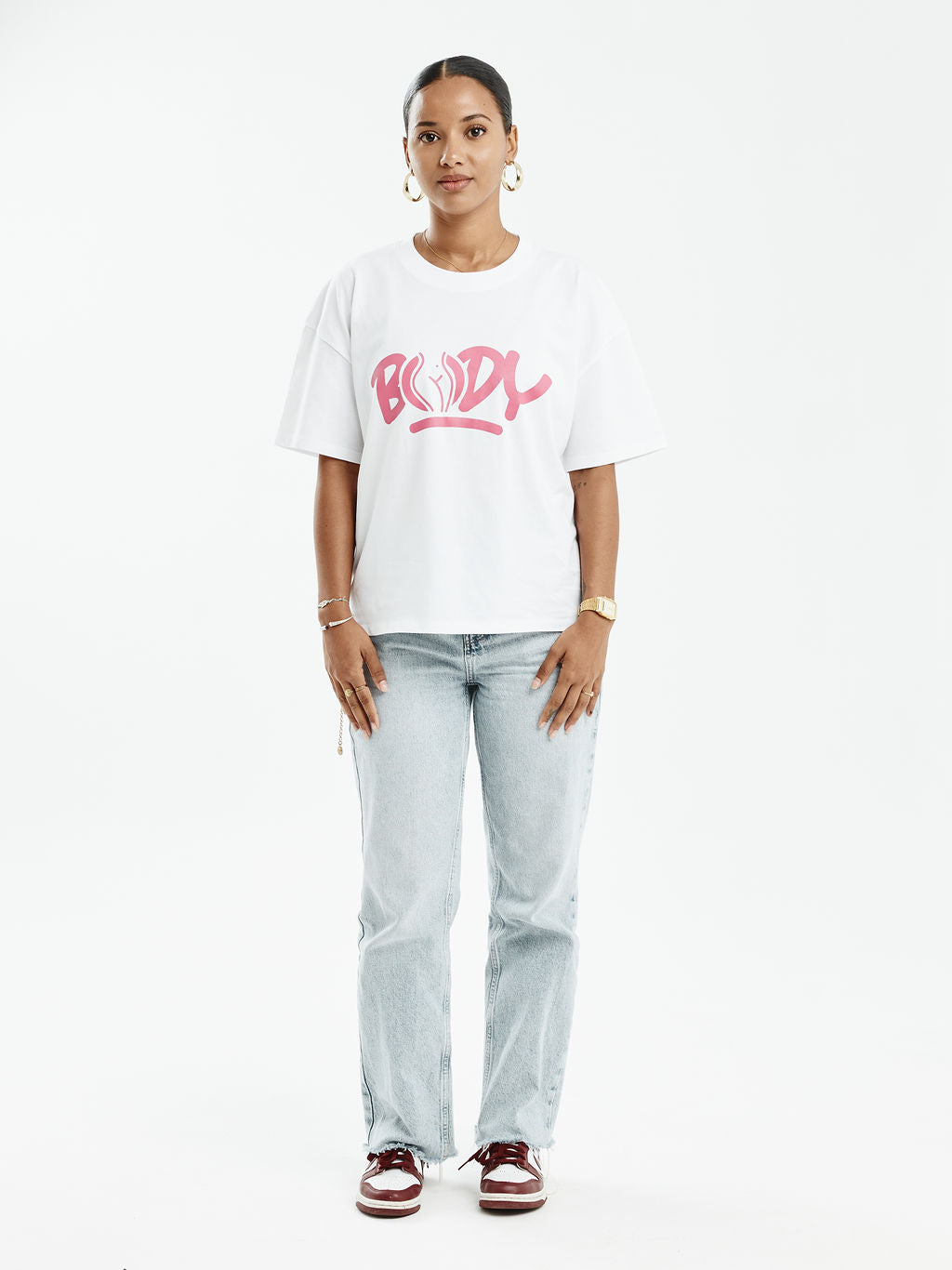 T-Shirt Oversize - BODY Rose